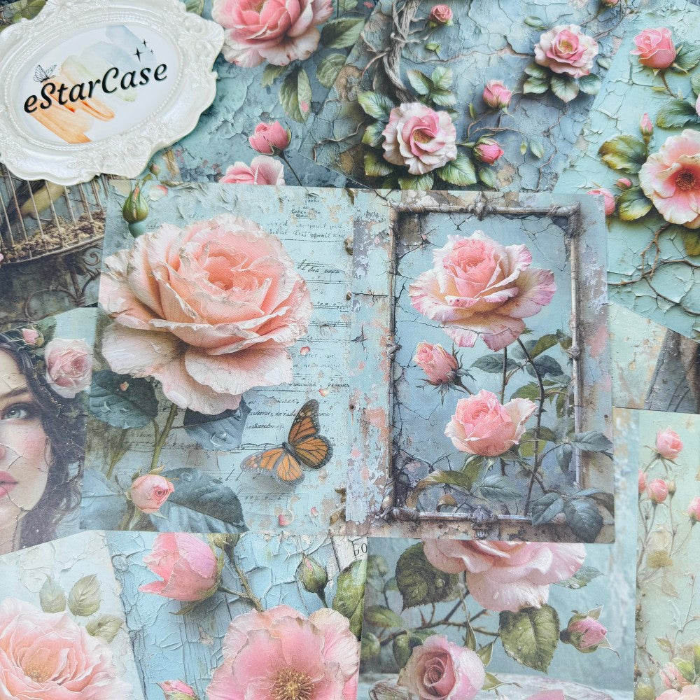 Pretty Girl Vintage Paper 8pcs
