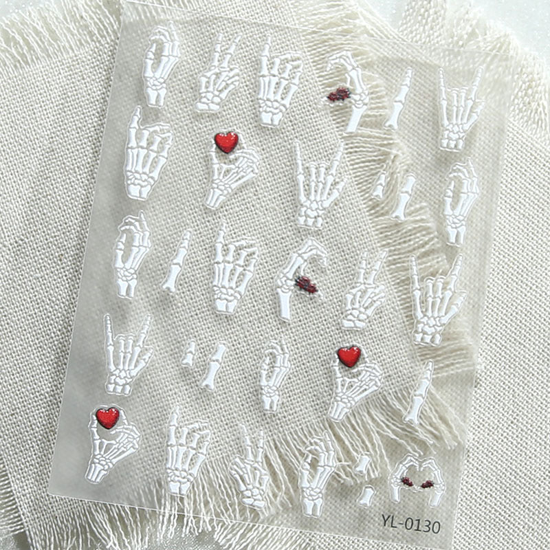 Red Heart Backbone Mini Stickers