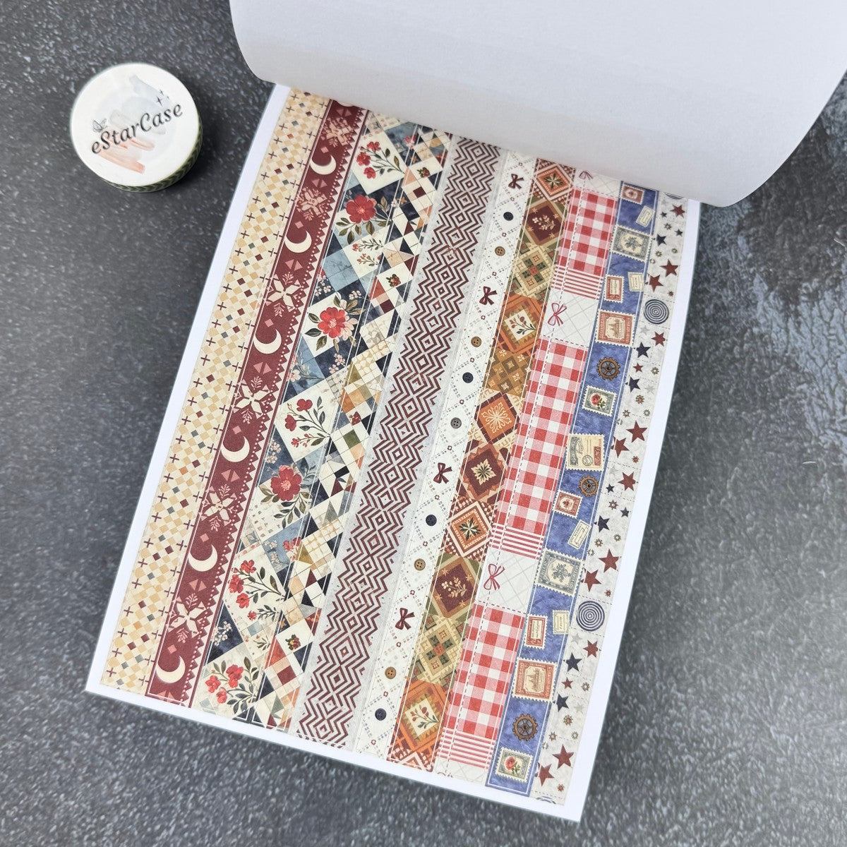 Retro Red Sticker Book