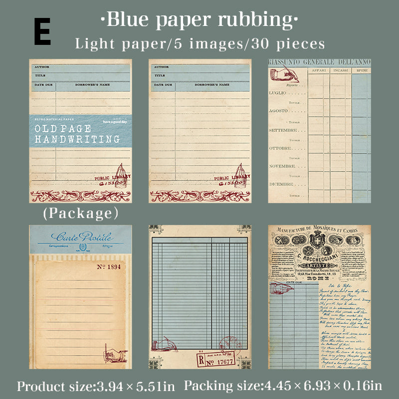 Retron Diary Templat Notebook 30pcs