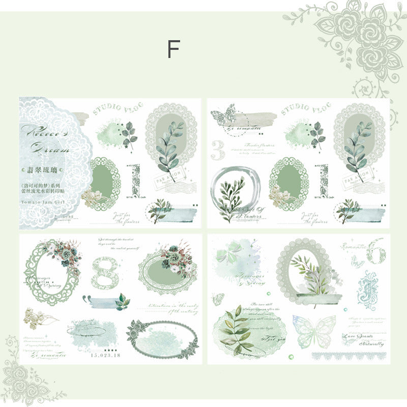 Rococo Dream Transfer Stickers