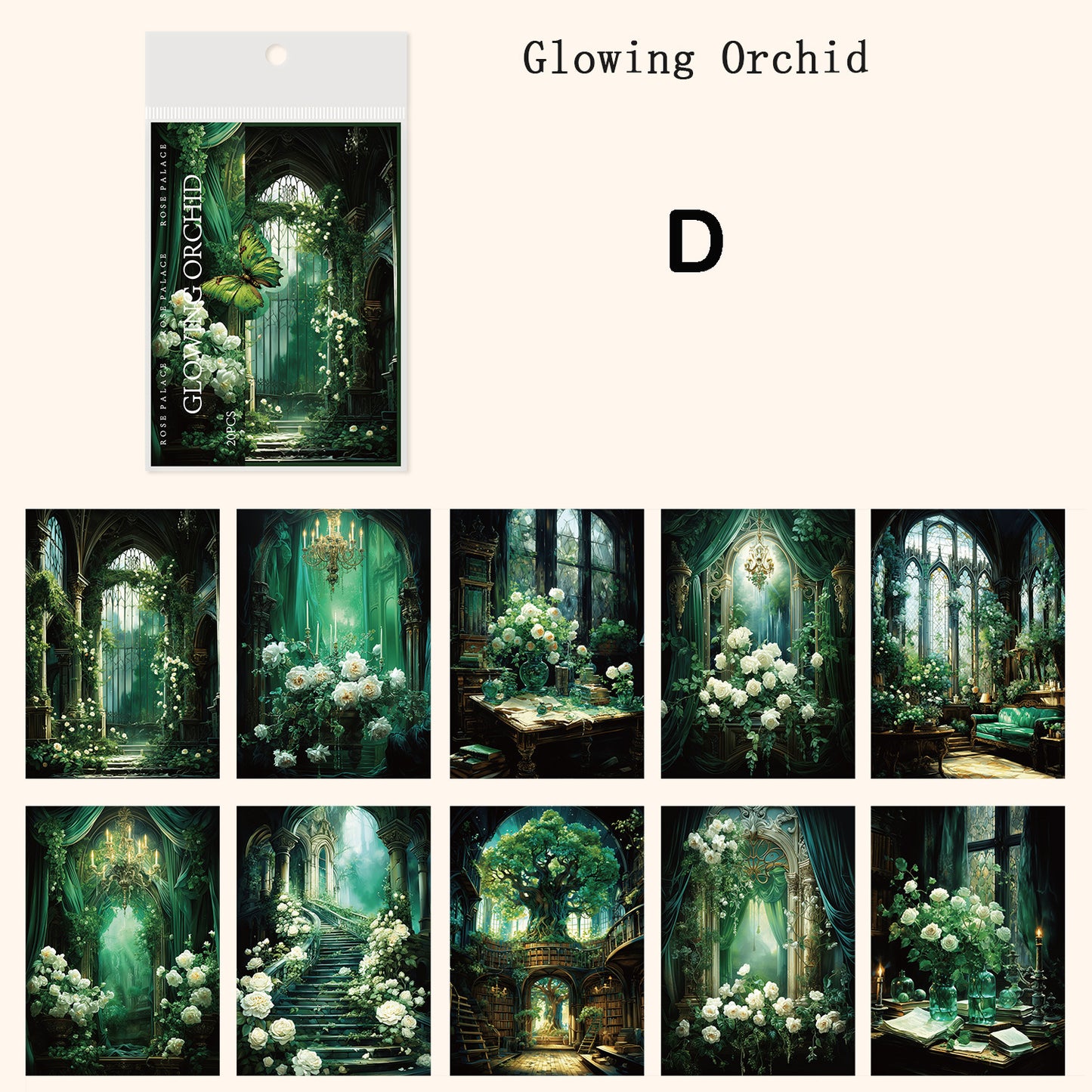 Rose Palace Paper 20pcs