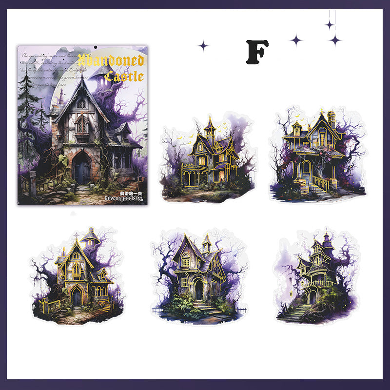 Ruined Castle Sticker 5pcs