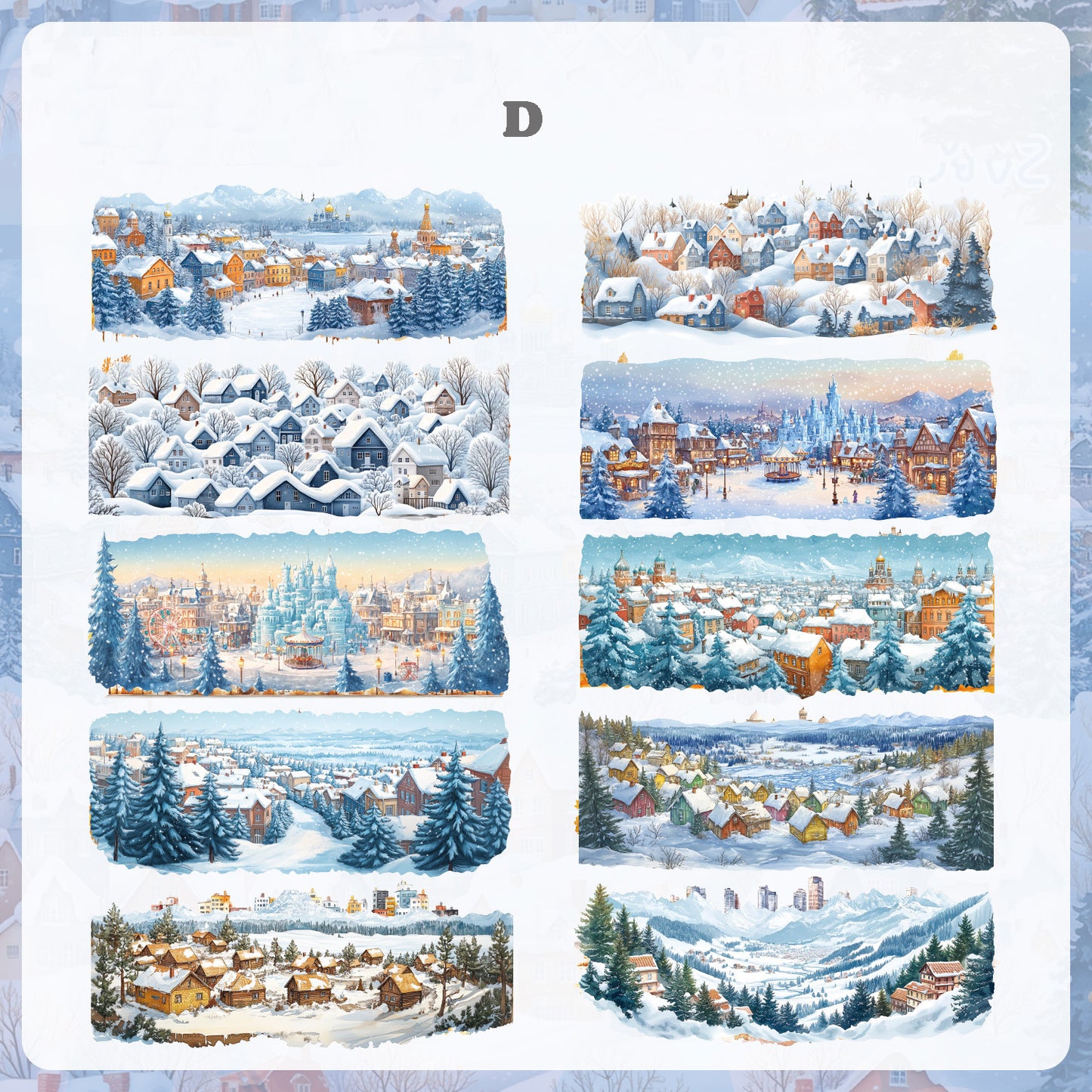 Season Market Era Sticker 10pcs