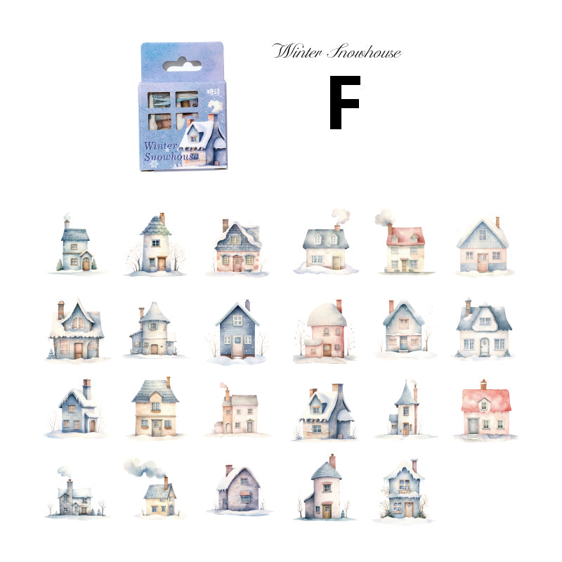 Small House Series Sticker 46pcs