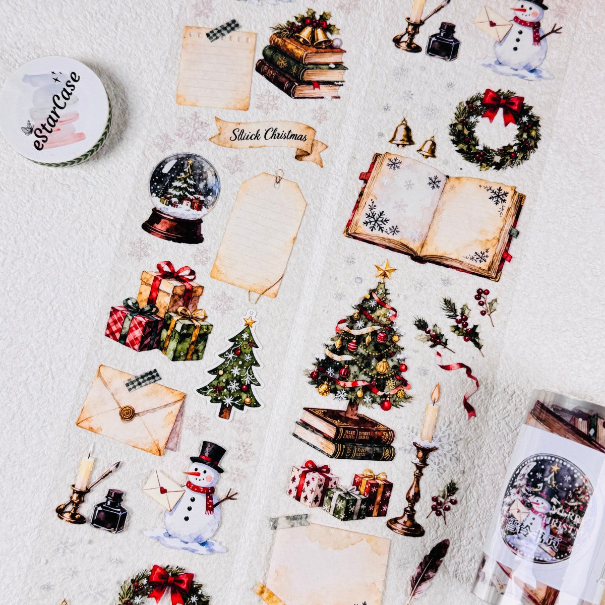 7cm*2m Snow Bell's Pages Tape