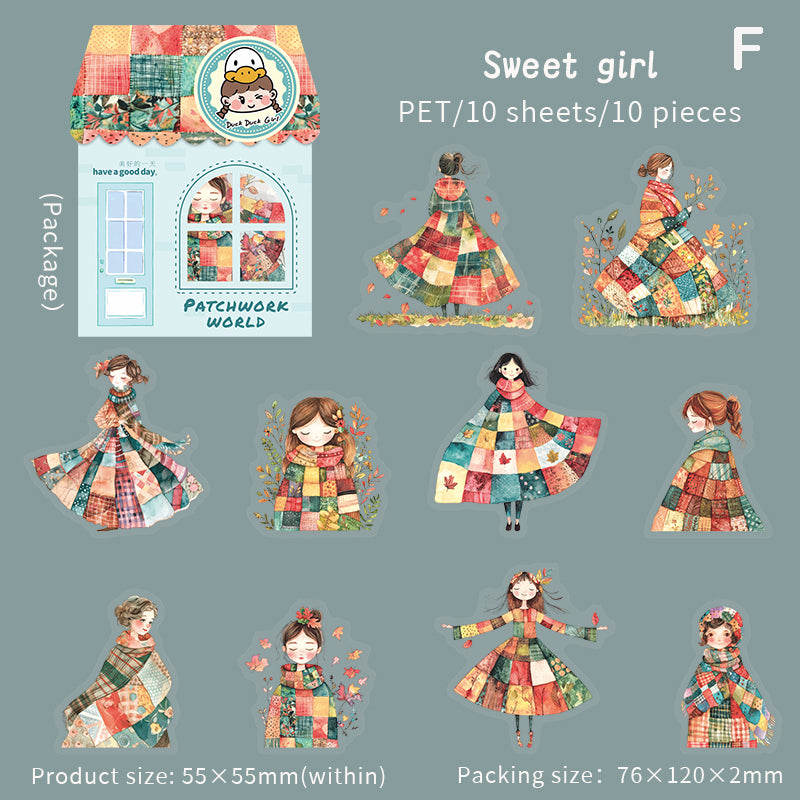 Spliced World Sticker 10pcs