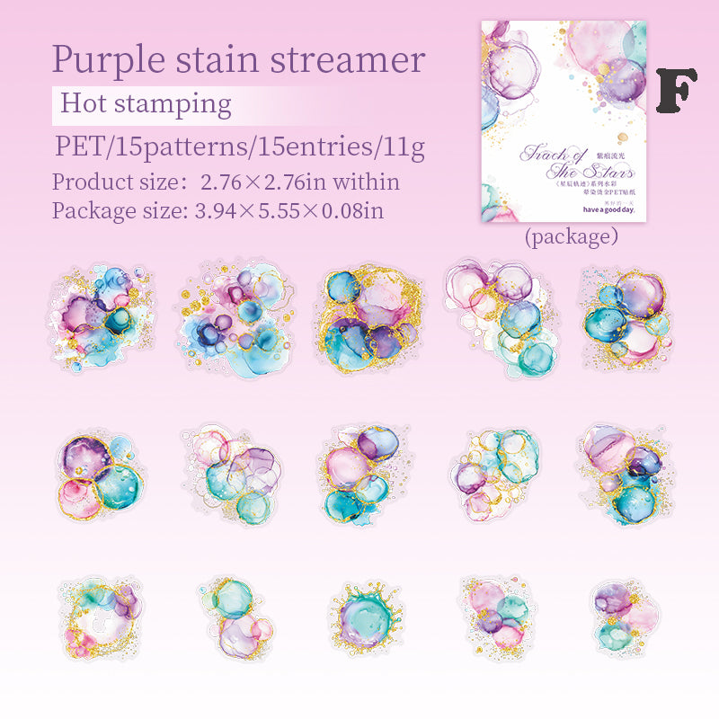 Star Track Sticker 15pcs