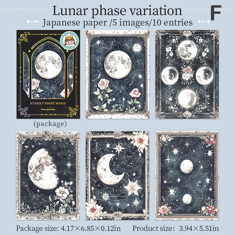 Starry Night Sticker 10pcs