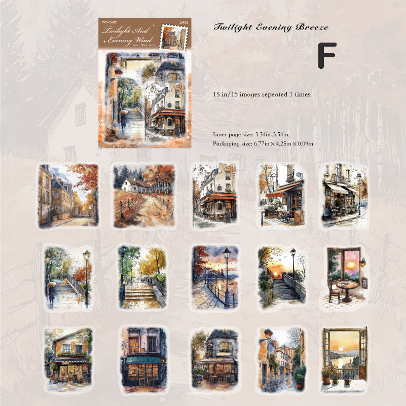 Street Walk Sticker 15pcs