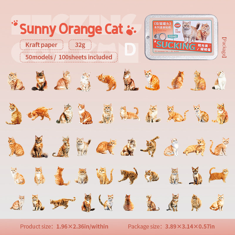 Sucking Cat Can 100pcs