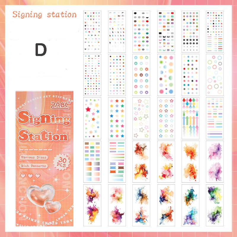 Tag Story Stickers 30pcs