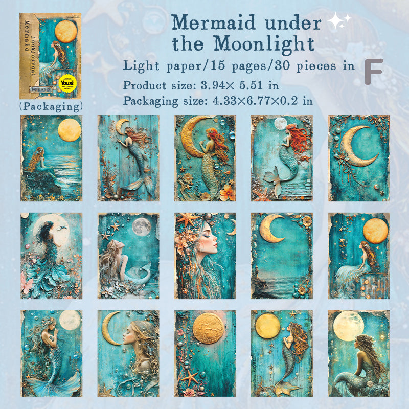 The Diary of A Mermaid Paper 30pcs