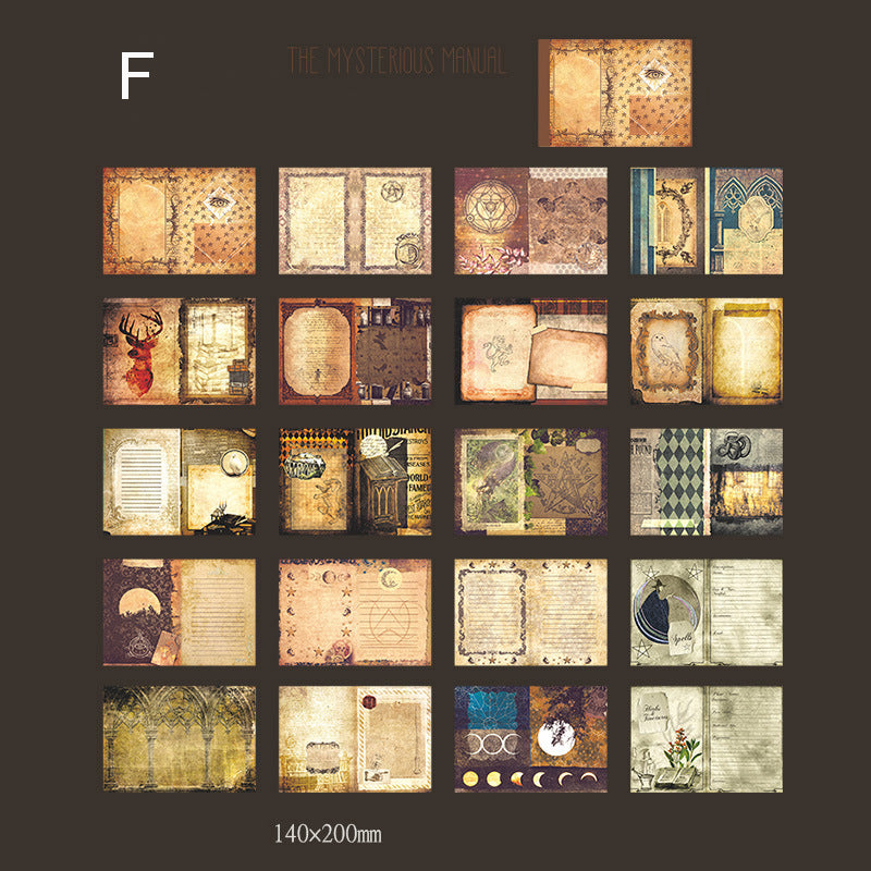 The Mysterious Manual Paper 40pcs