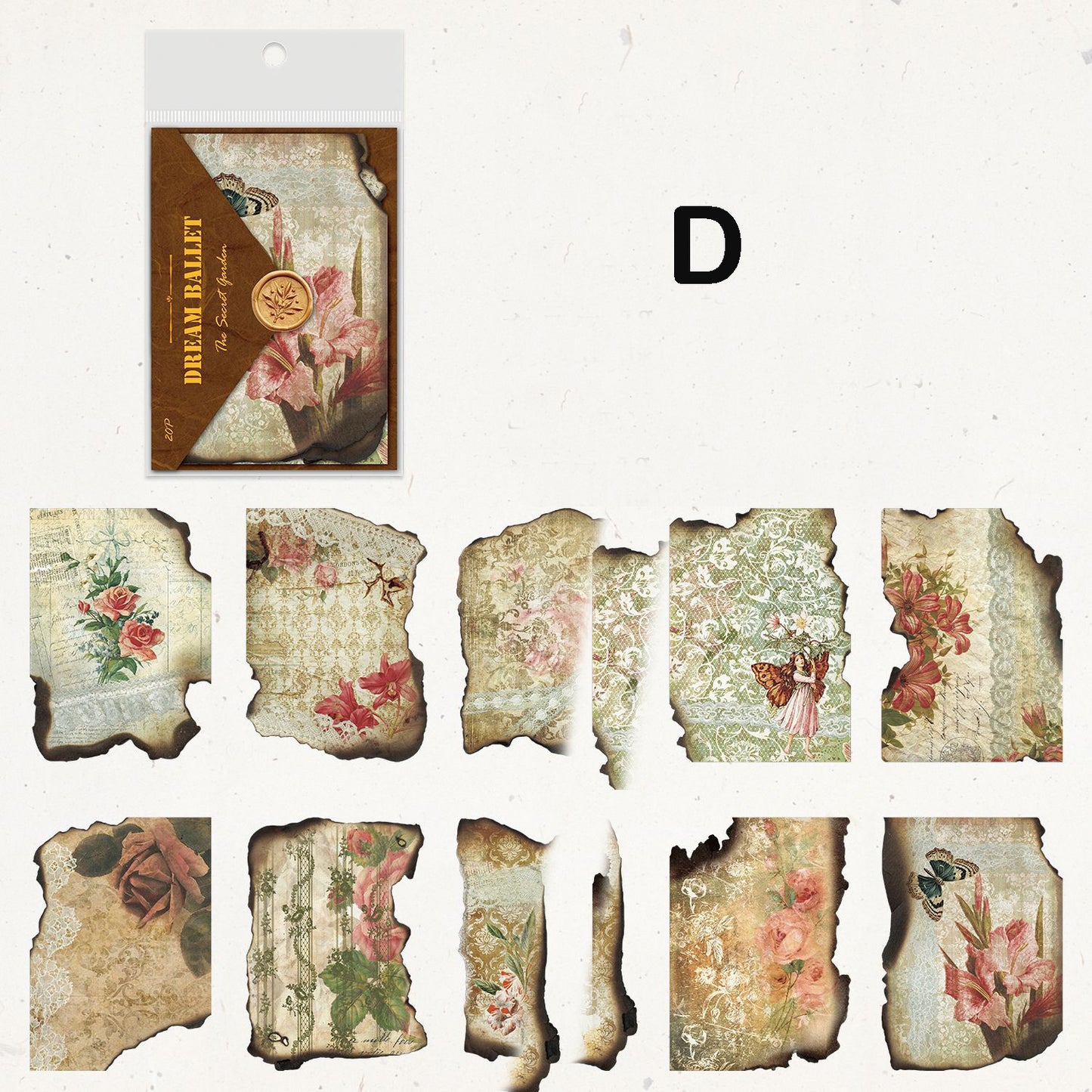 The Secret Garden Paper 20pcs