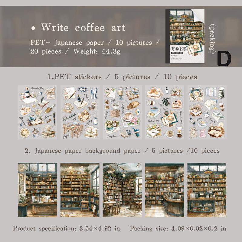 The Thousand Volumes of Ink Sticker Book