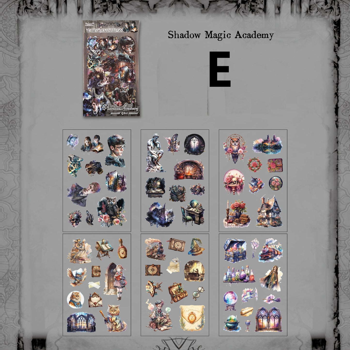 The World Collect Stamps Stickers 6pcs