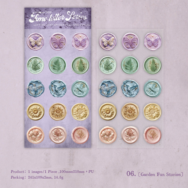 Time Letters Sticker