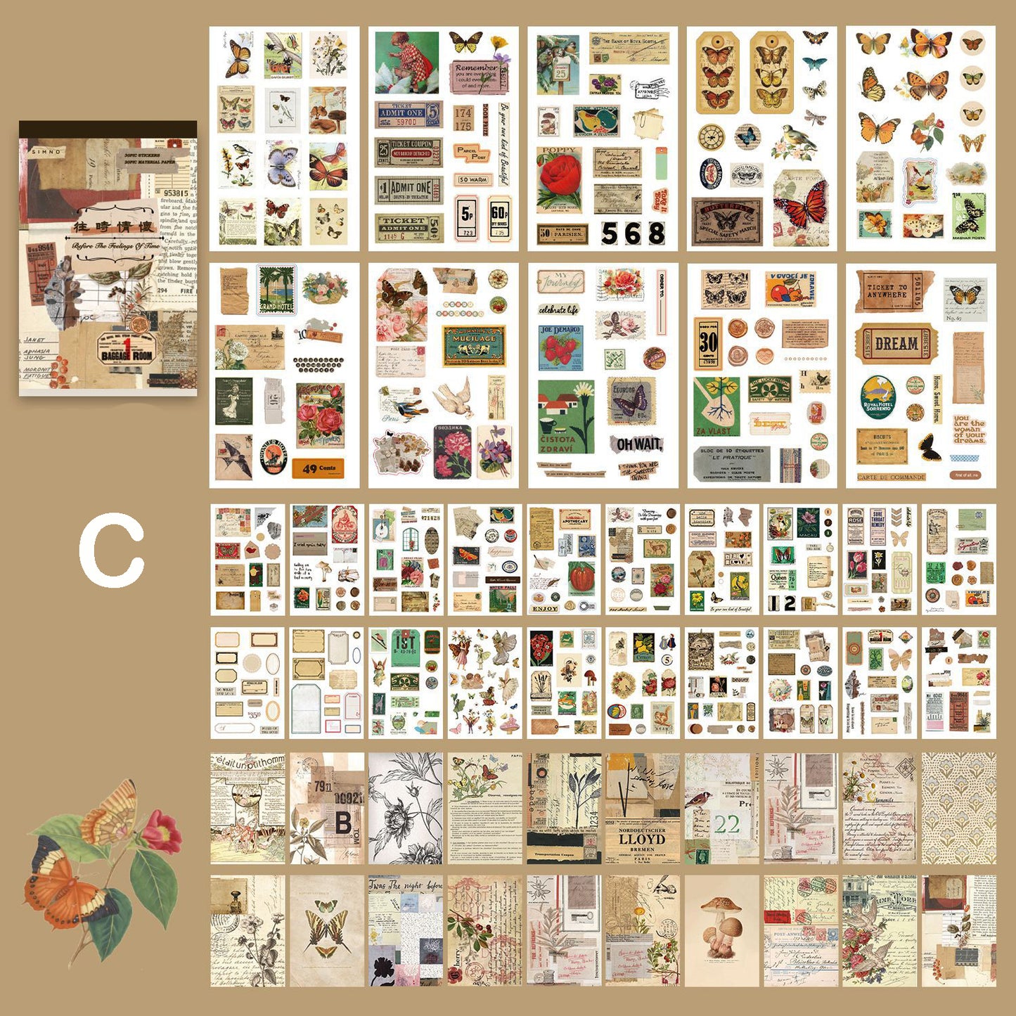 Time with You Sticker Book 50 Pages