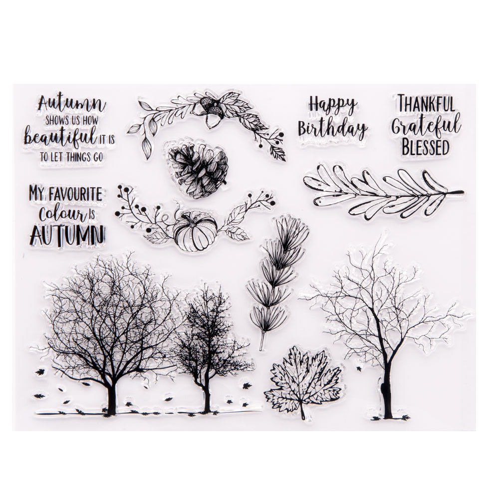 Tree Theme Stamps T1754