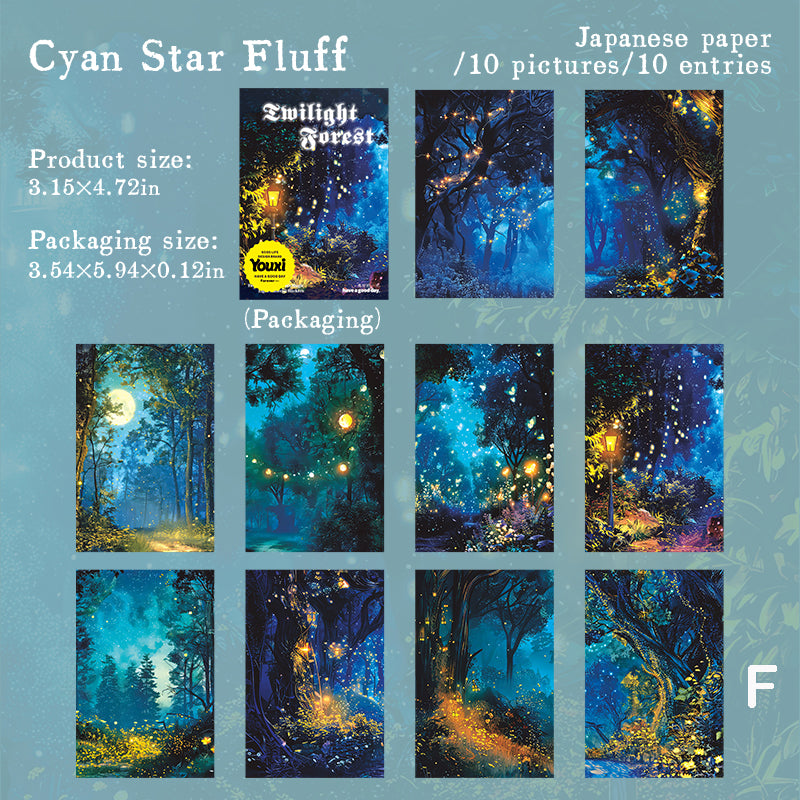 Twilight Forest Paper 10pcs