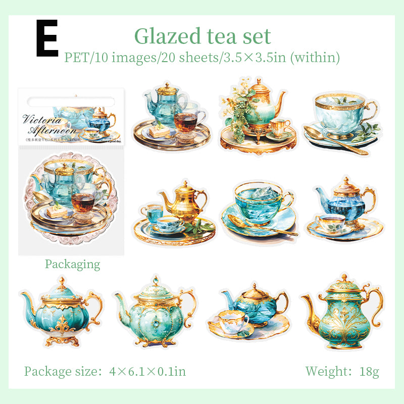 Victorian Afternoon Sticker 20pcs