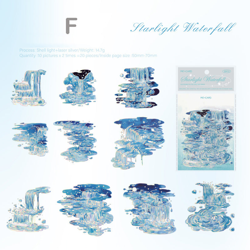 Water Language Stickers 20pcs