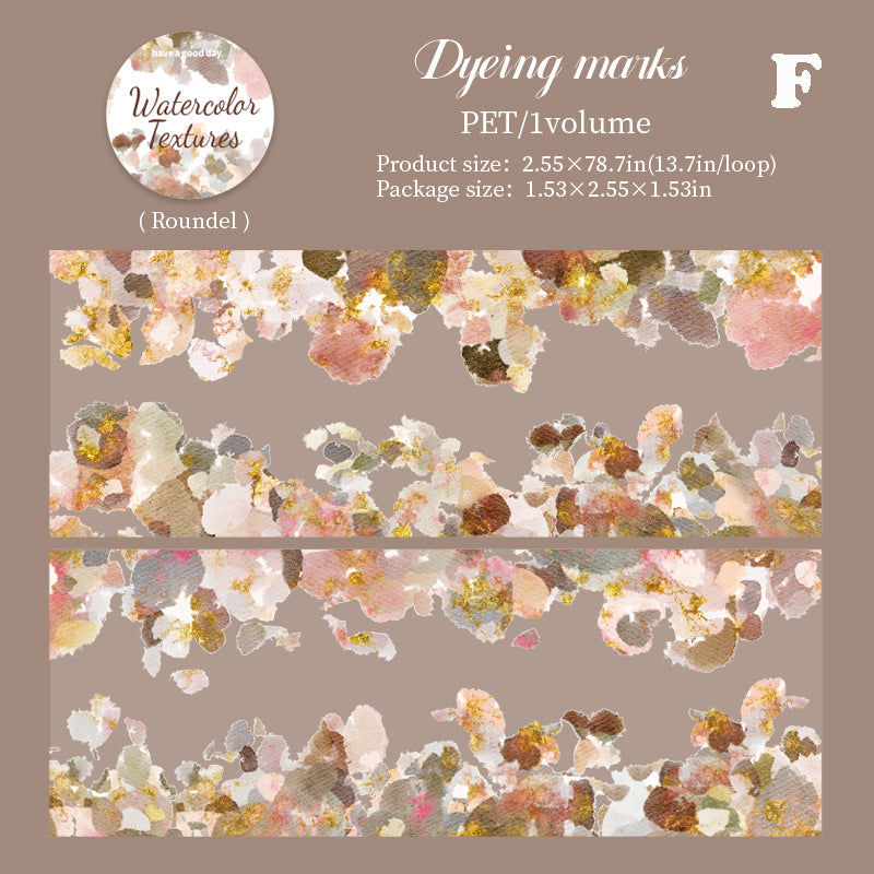 Watercolor Patterns Tape