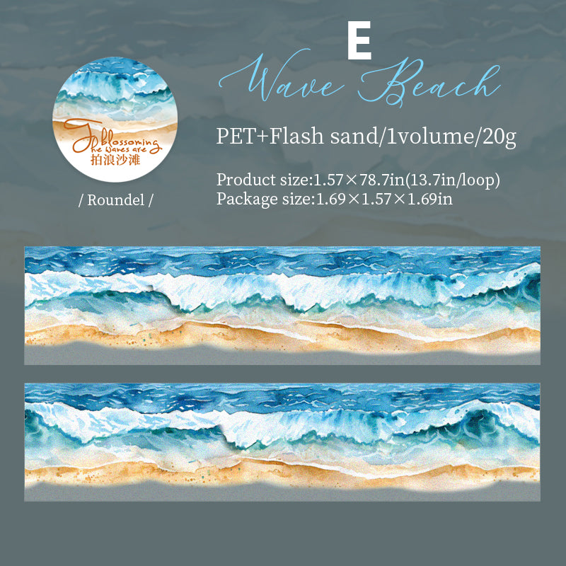 Wave Flower One By One Tape