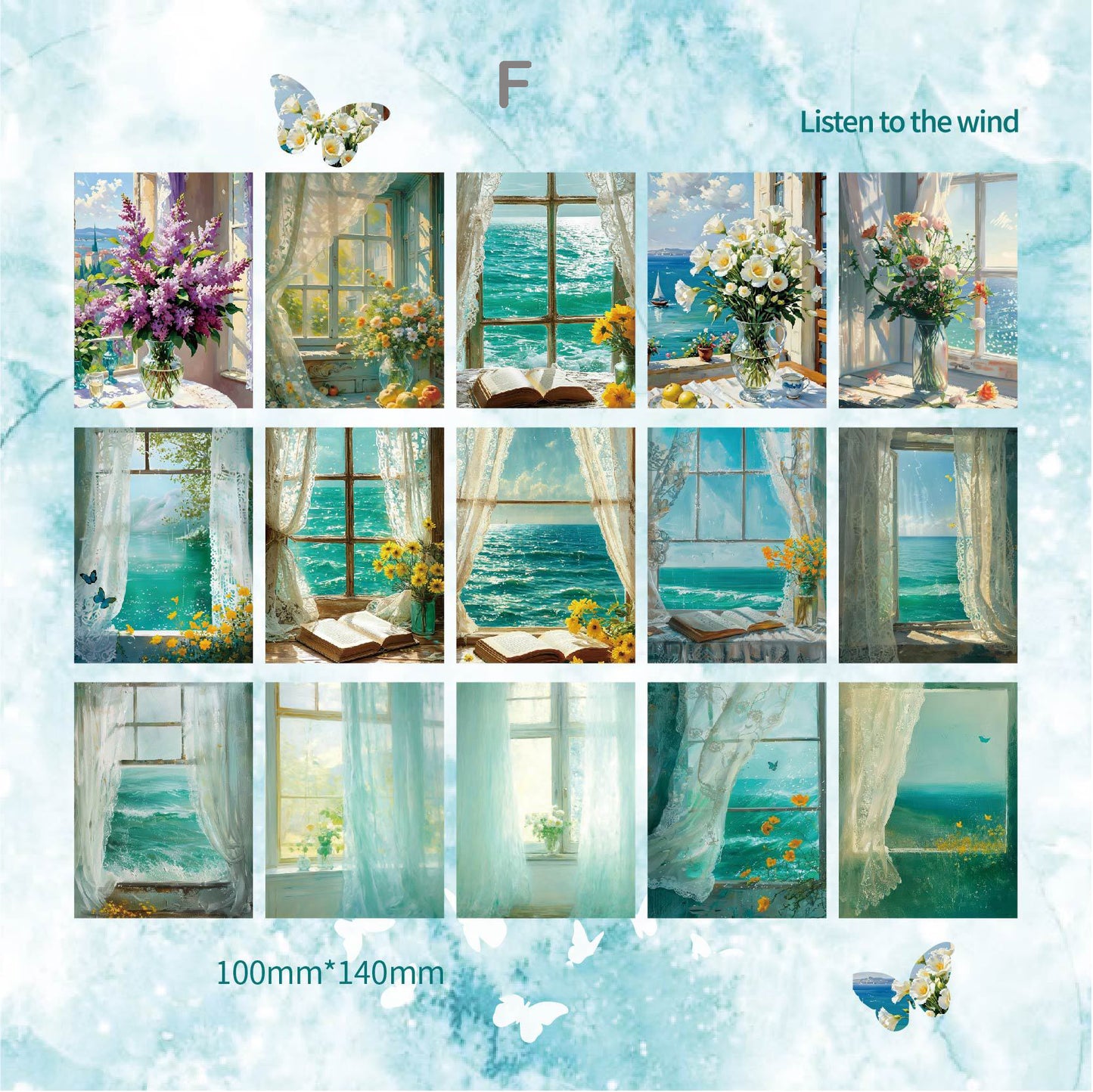 Window Theme Paper 30pcs