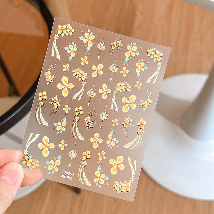 Yellow Flower Mini Stickers