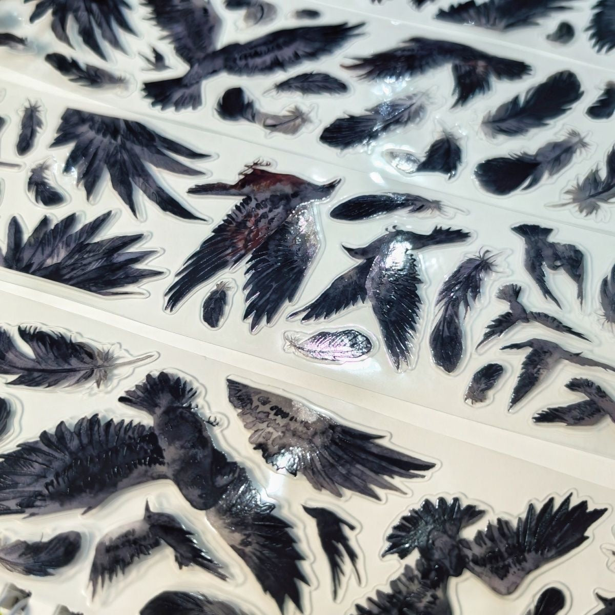 4.5cm*100cm Pre-cut Crows PET Tape