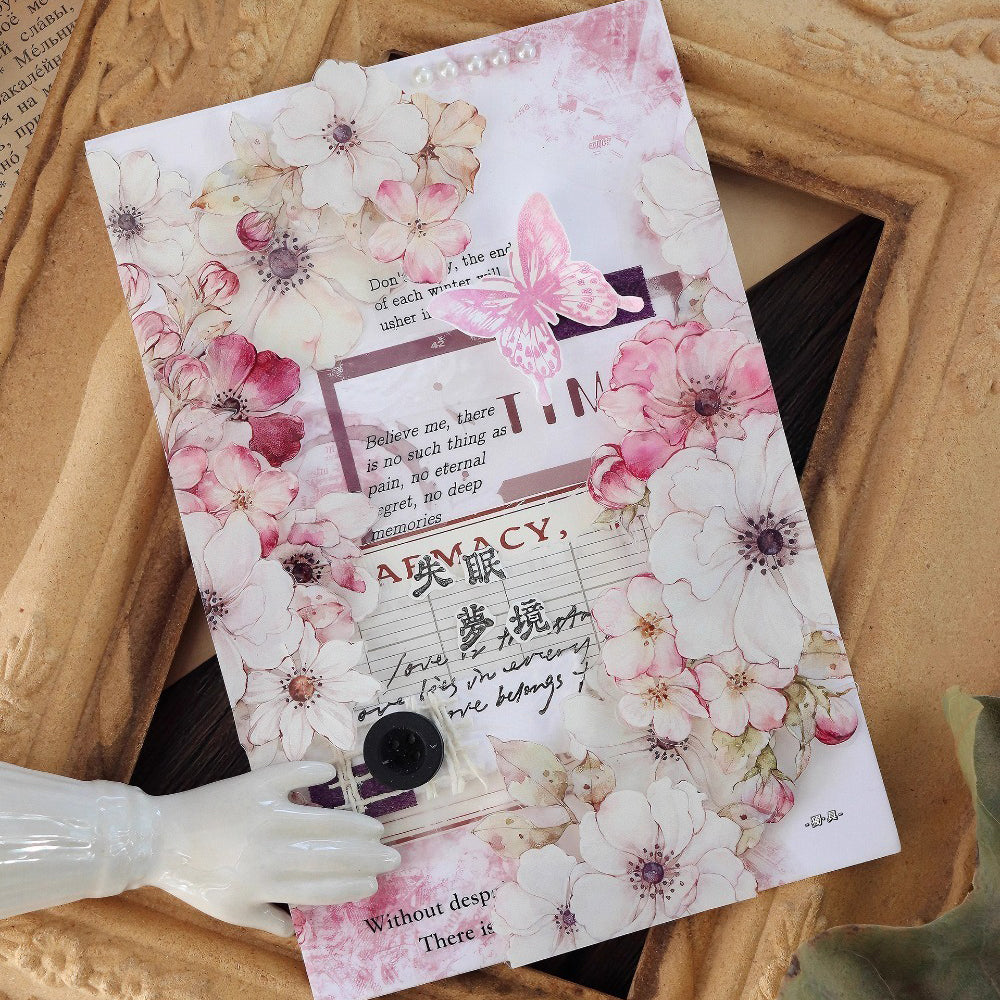 5.5cm*120cm Peach Blossom Tape