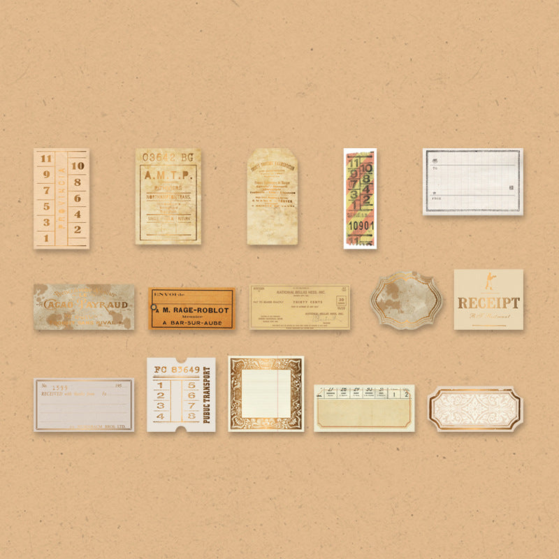 Hot Foil Embossing Label Stickers