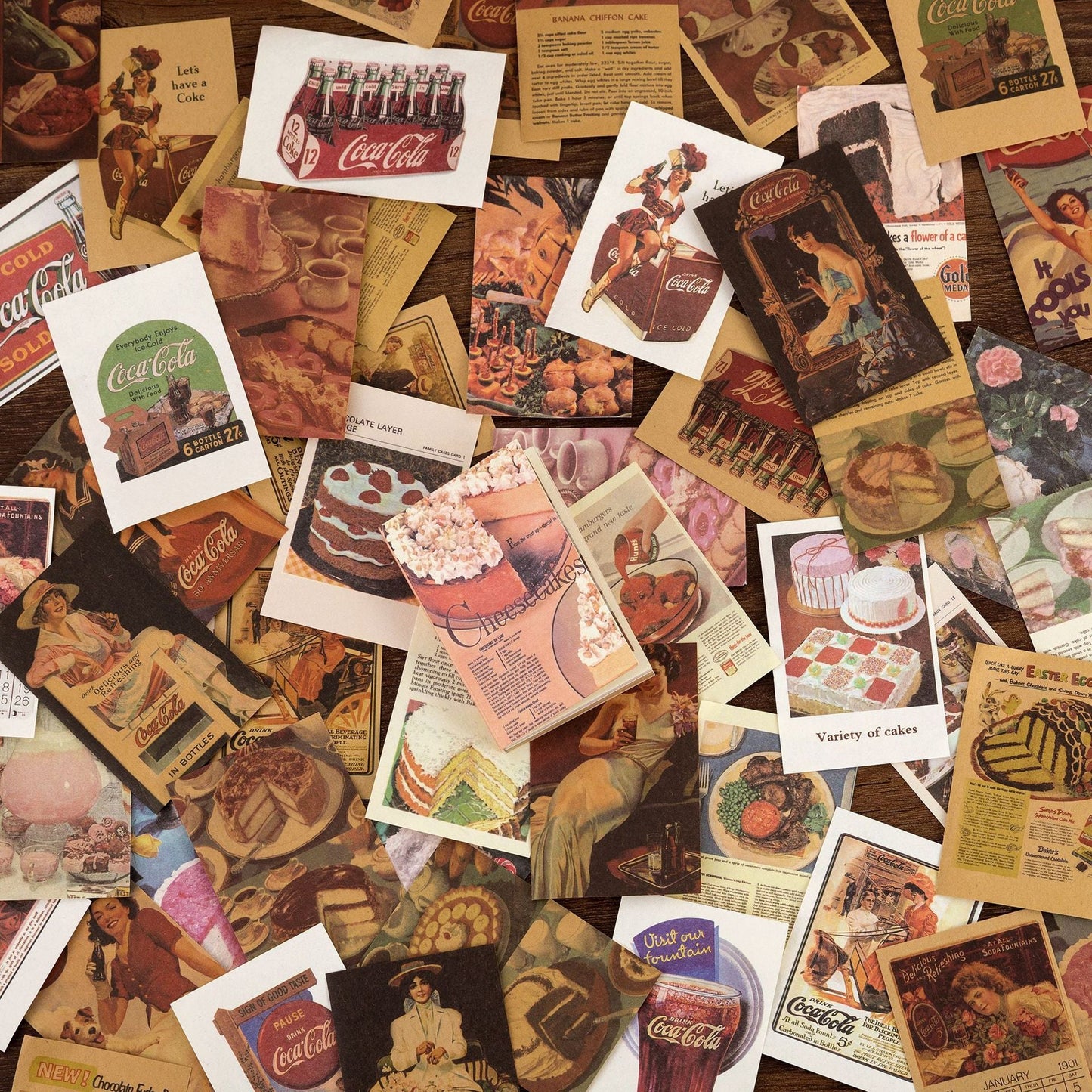 Time Projector Series Vintage Scrapbooking Paper