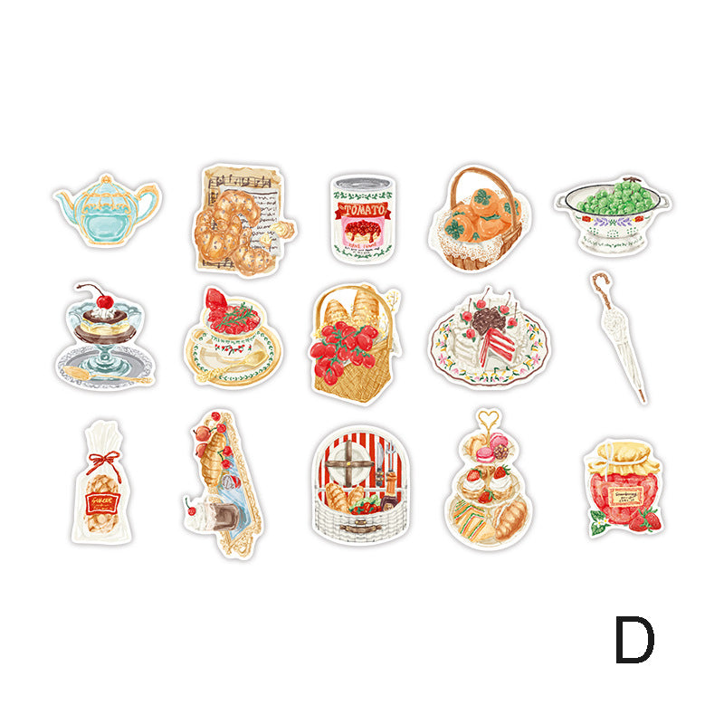 Vintage Collection Room Series Stickers 30pcs