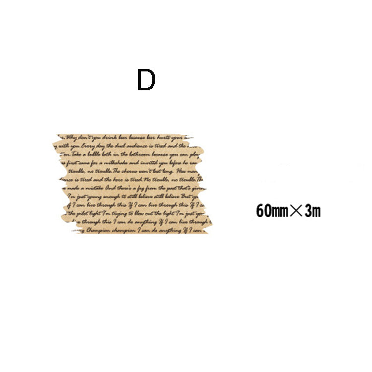 Tefancir Series Kraft Paper Tape