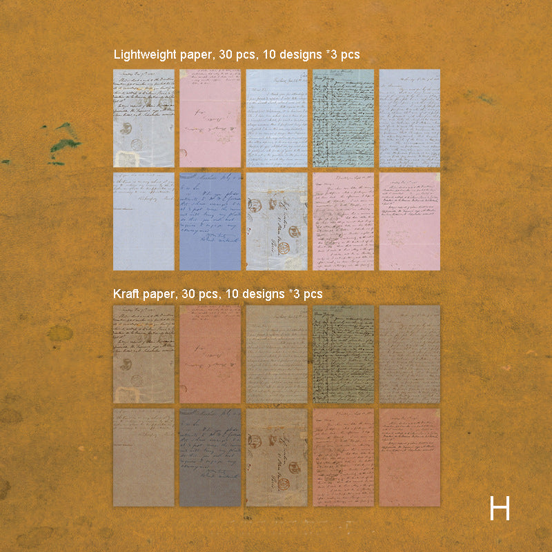 Master's Manuscript Vintage Paper 60pcs