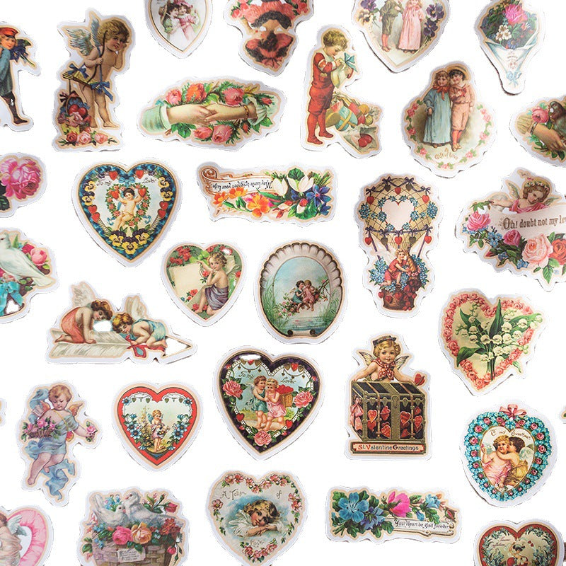 Angle Grils Stickers 50pcs