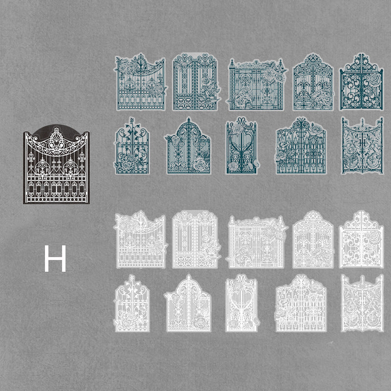 Gothic Castle Series Deco Paper 20pcs