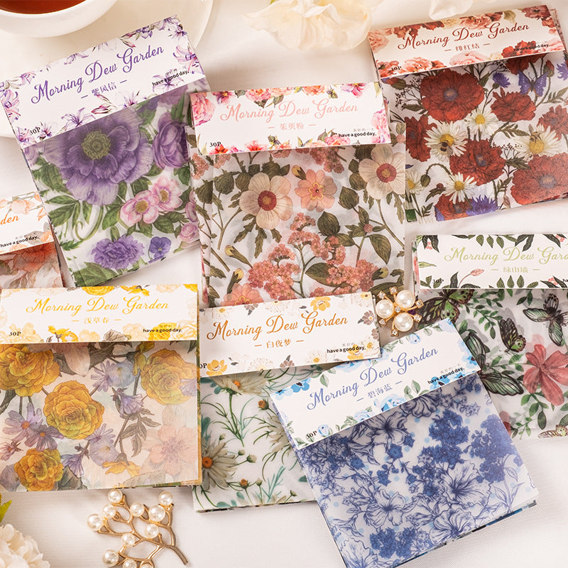 Shabby Chic Floral Wrapping Paper