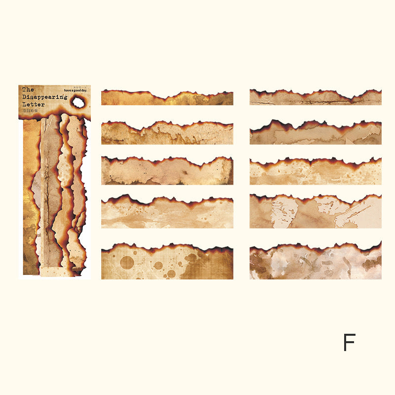 Multi Size Shaped Burning Sticker 20pcs