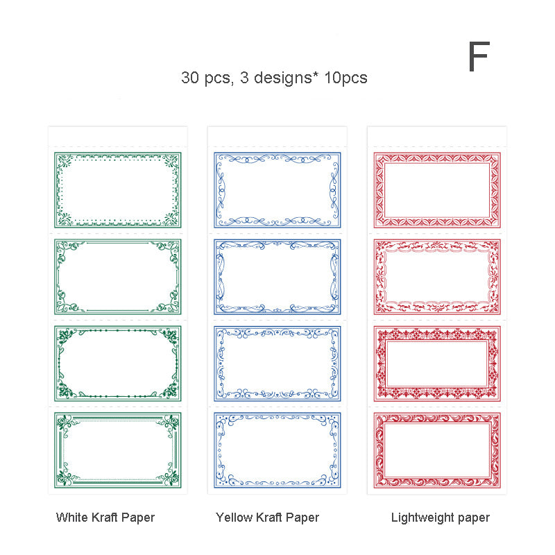 Time Concerto Series Deco Paper 30pcs