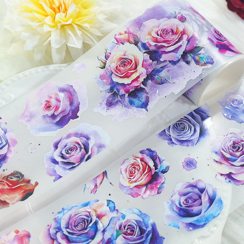 Whole Roll Color Halo Rose Tape