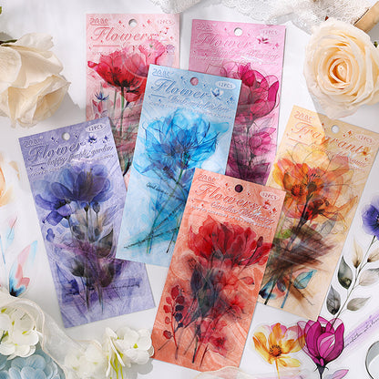 Worry-free Blossom Stickers 12pcs