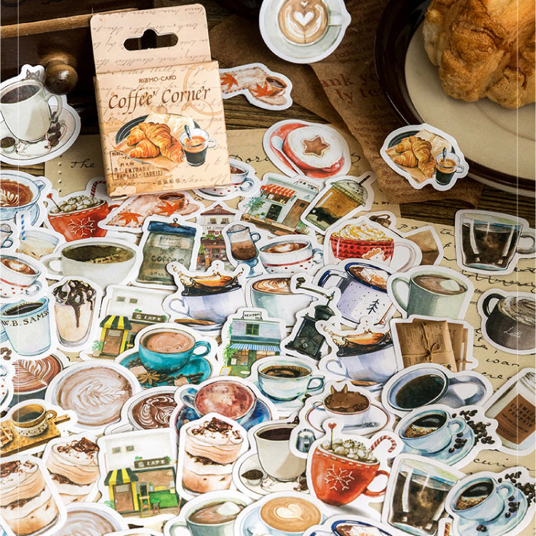Coffee Corner Stickers 46pcs – Estarcase