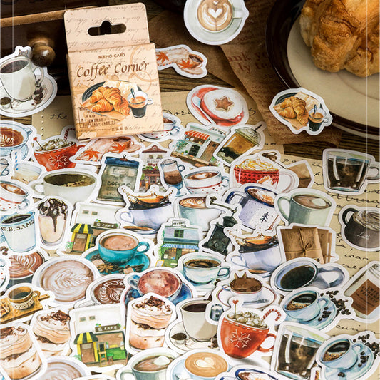 Coffee Corner Stickers 46pcs