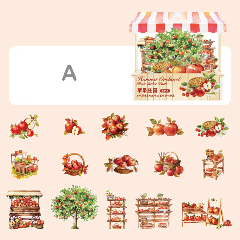 Harvest Orchard Stickers 30pcs