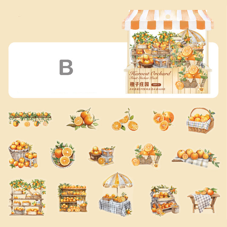 Harvest Orchard Stickers 30pcs