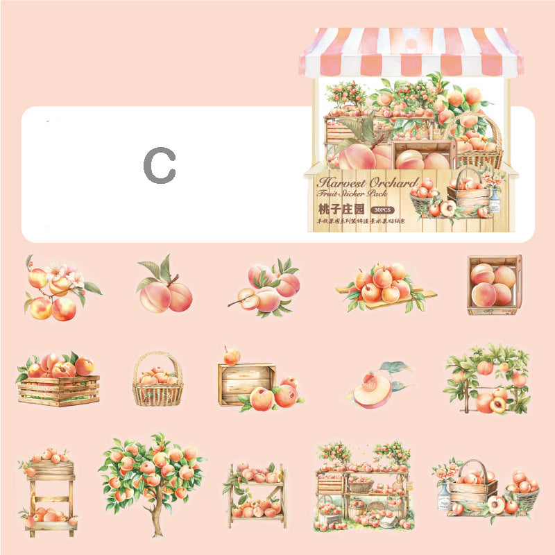 Harvest Orchard Stickers 30pcs